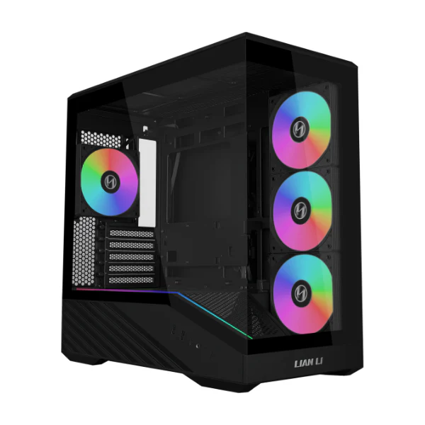 Case Lian Li Vector V100 Mini , Micro ATX , ARGB Strip 4x 120mm , Black , G99.V100RMIX.00