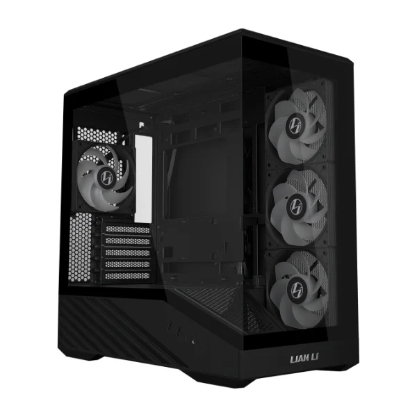 Case Lian Li Vector V100 Mini , Micro ATX , ARGB Strip 4x 120mm , Black , G99.V100RMIX.00 - Image 4