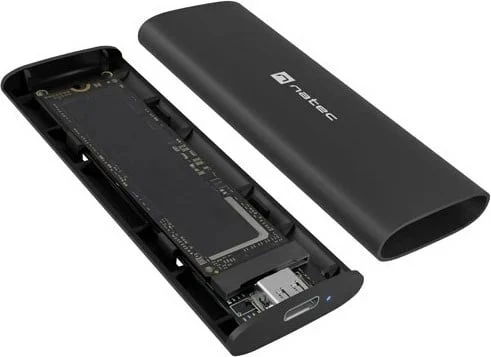 Case M.2 NATEC NVMe M.2 SSD Enclosure , USB-C 3.2 Gen2 , Black , NKZ-2286 - Image 2