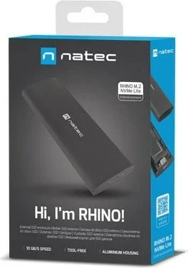 Case M.2 NATEC NVMe M.2 SSD Enclosure , USB-C 3.2 Gen2 , Black , NKZ-2286 - Image 3