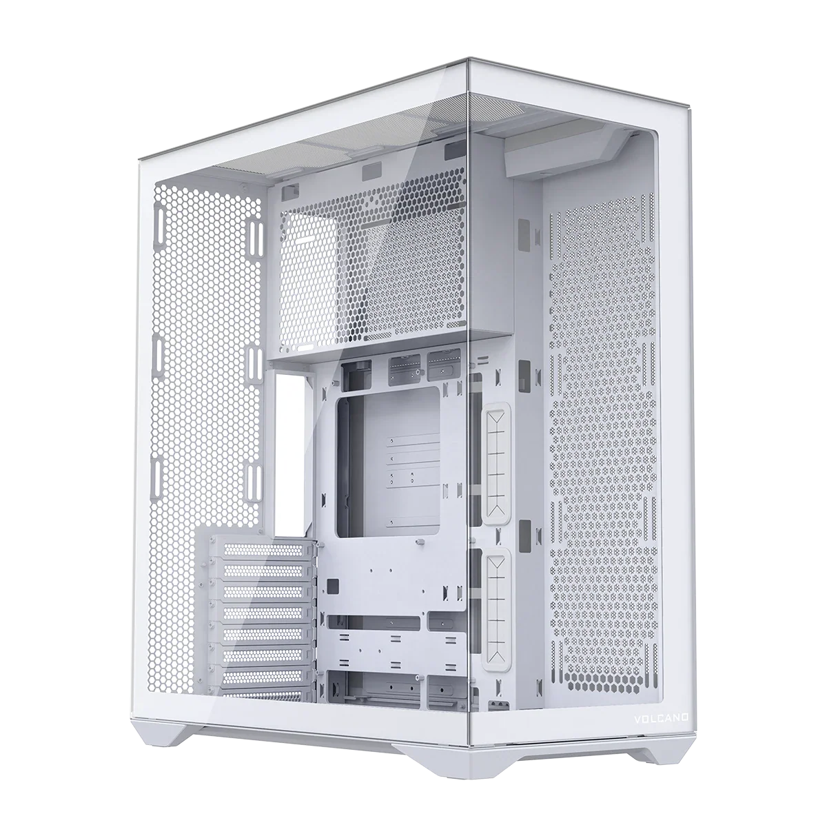 Case ModeCom Volcano SPACE XL , ATX , FULL TOWER , up to 420mm Radiator Top , White , AT-SPACE-XL