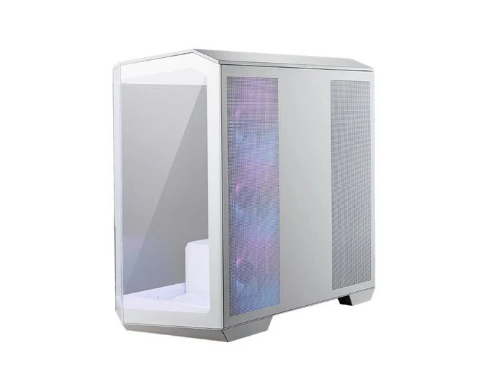 Case MSI MAG PANO M100R PZ Panorama , Micro ATX , 4x 120 ARGB Fans included, White 306-7G24W21-809 - Image 3