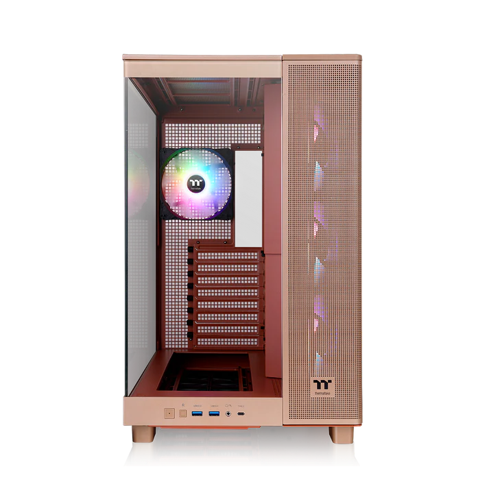 Case Thermaltake View 380 XL TG ARGB Gravel Sand , ATX , Radiator 360Top , Beige , CA-11E-00MGWN-00 - Image 3