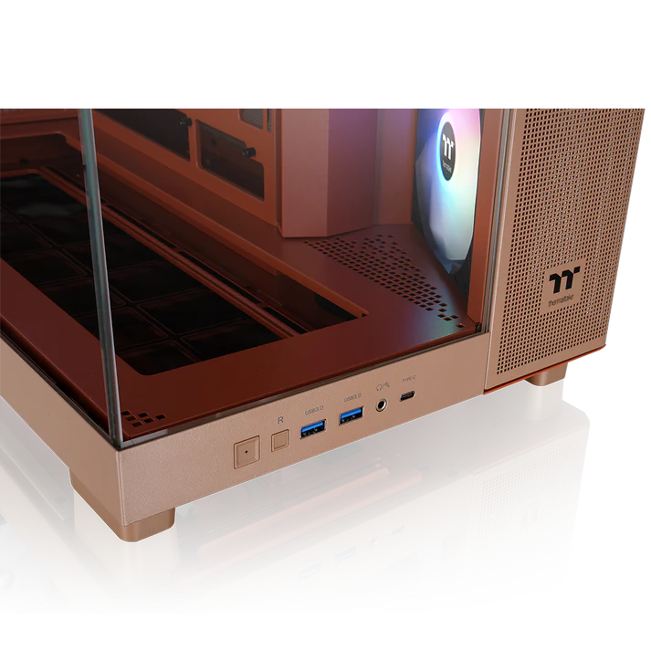 Case Thermaltake View 380 XL TG ARGB Gravel Sand , ATX , Radiator 360Top , Beige , CA-11E-00MGWN-00 - Image 5