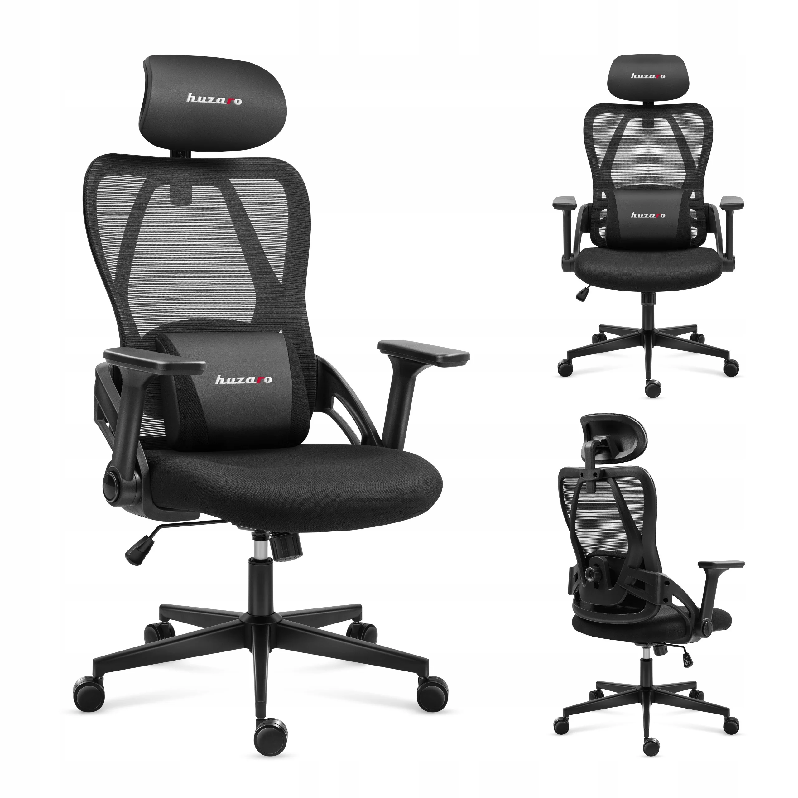Chair Huzaro Combat 2.7 , Chair , up to 120Kg , Black , HZ-COMBAT 2.7 BLACK - Image 3