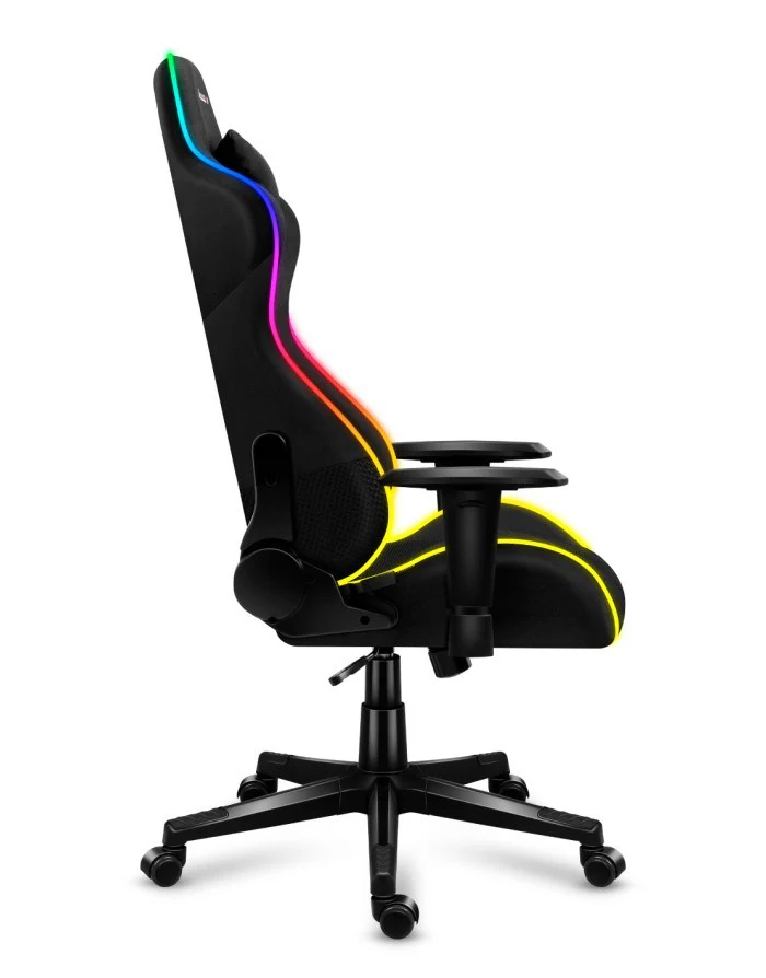Chair Huzaro Force 6.3 ARGB , Gaming Chair , up to 130Kg , Black , HZ-Force 6.3 RGB Mesh - Image 3