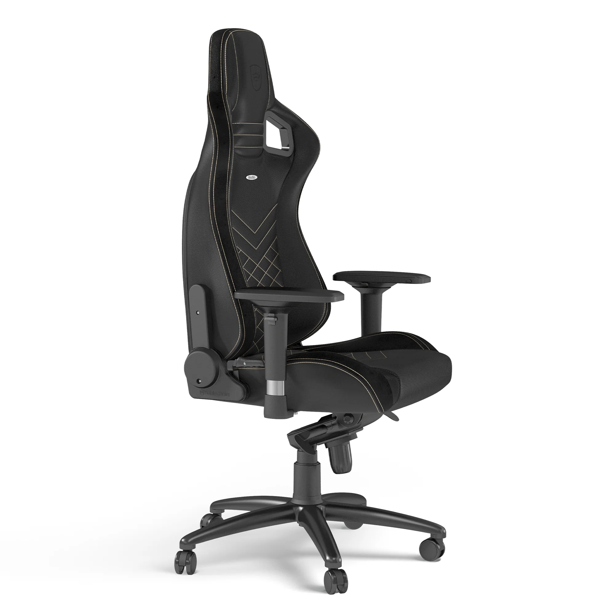 Chair Noblechairs EPIC Gaming Chair , Breathable , 4D armrests , Max load of up to 120kg , Black/Gold , NBL-PU-GOL-002 - Image 3