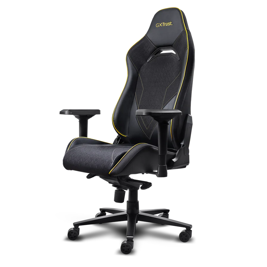Chair Trust GXT 721 Ruya PRO , Premium Comfortable Gaming Chair , up to 150Kg , Black/Gold , 25186 - Image 2