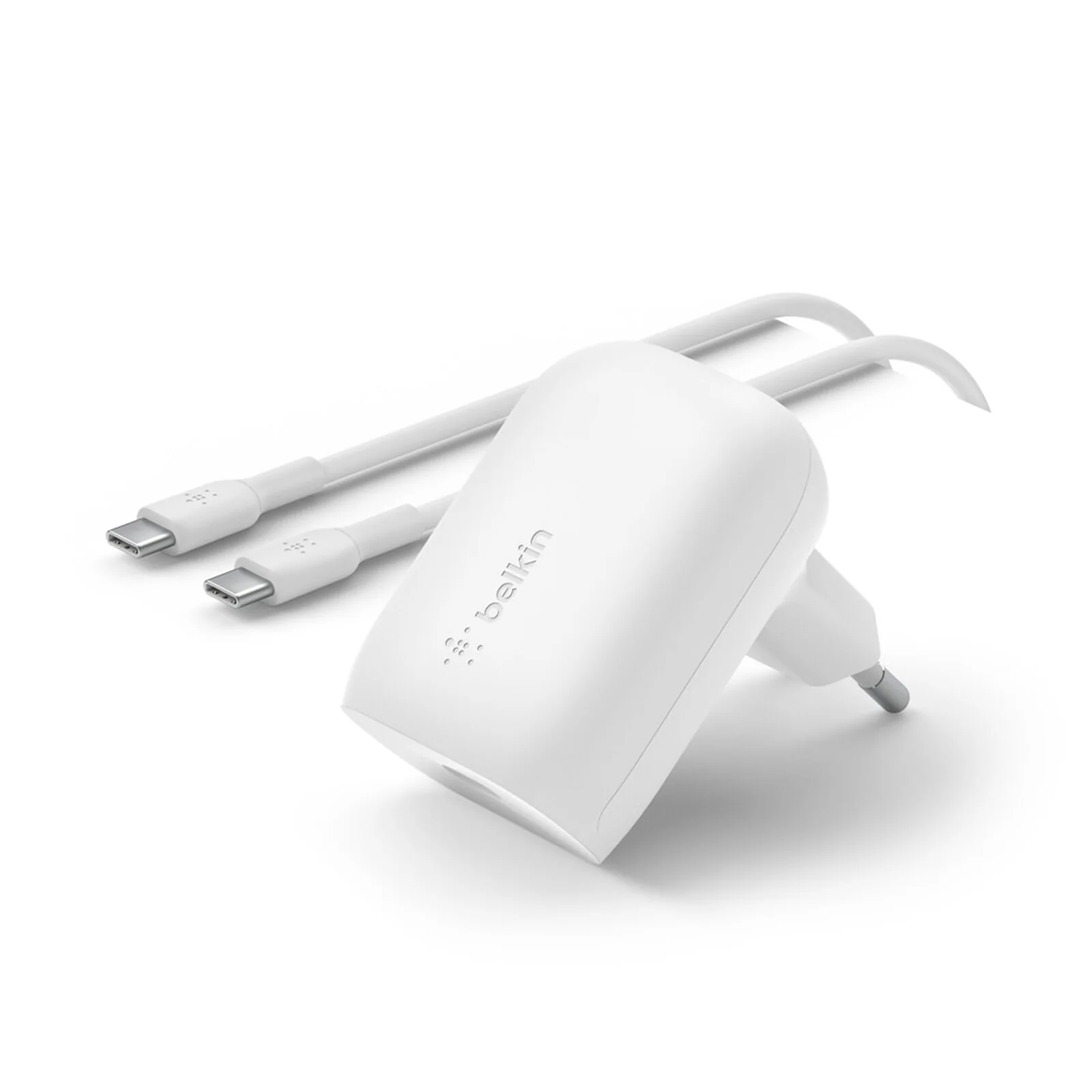 Charger 30W  Belkin BoostCharger , 1x USB-C up to 30W , White , WCA005VFWH - Image 2