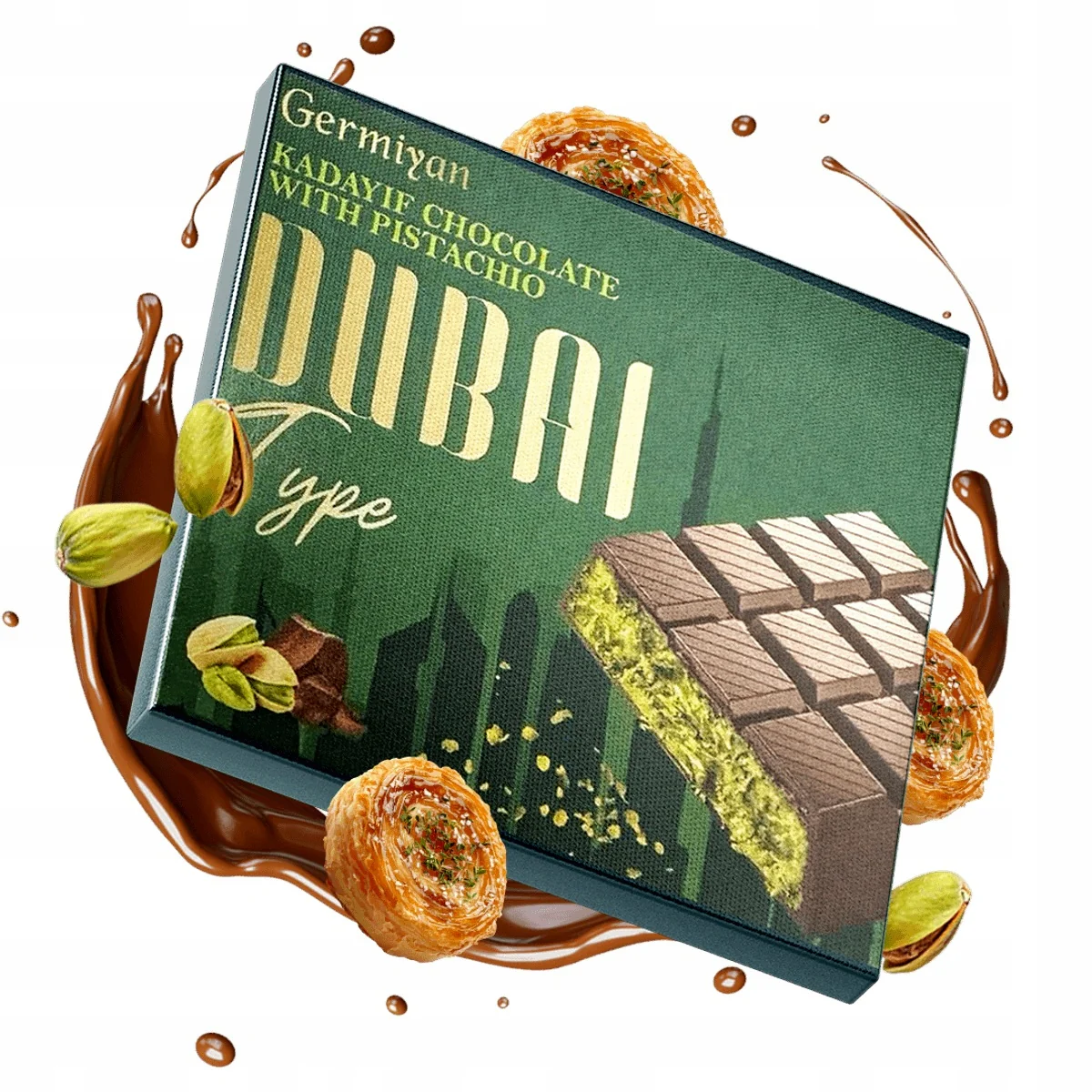 Chocolate Germiyan Dubai Style 100g - Image 3