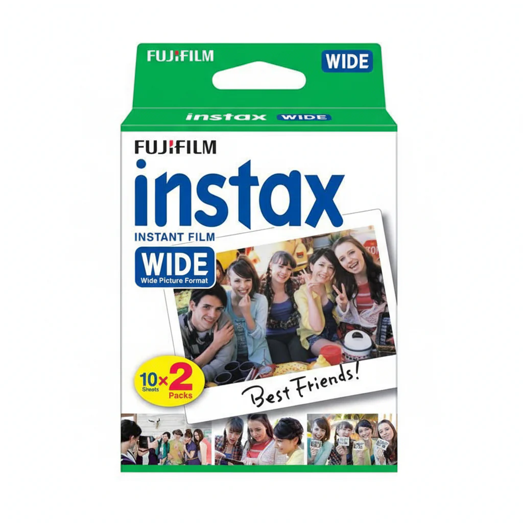 Colorfilm Instax Reg.Glossy Wide(10X2/Pk) , 16385995