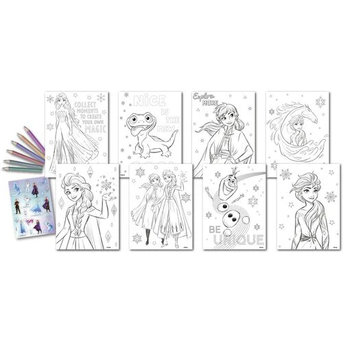 Colouring Book Disney Frozen + Stickers - Image 2