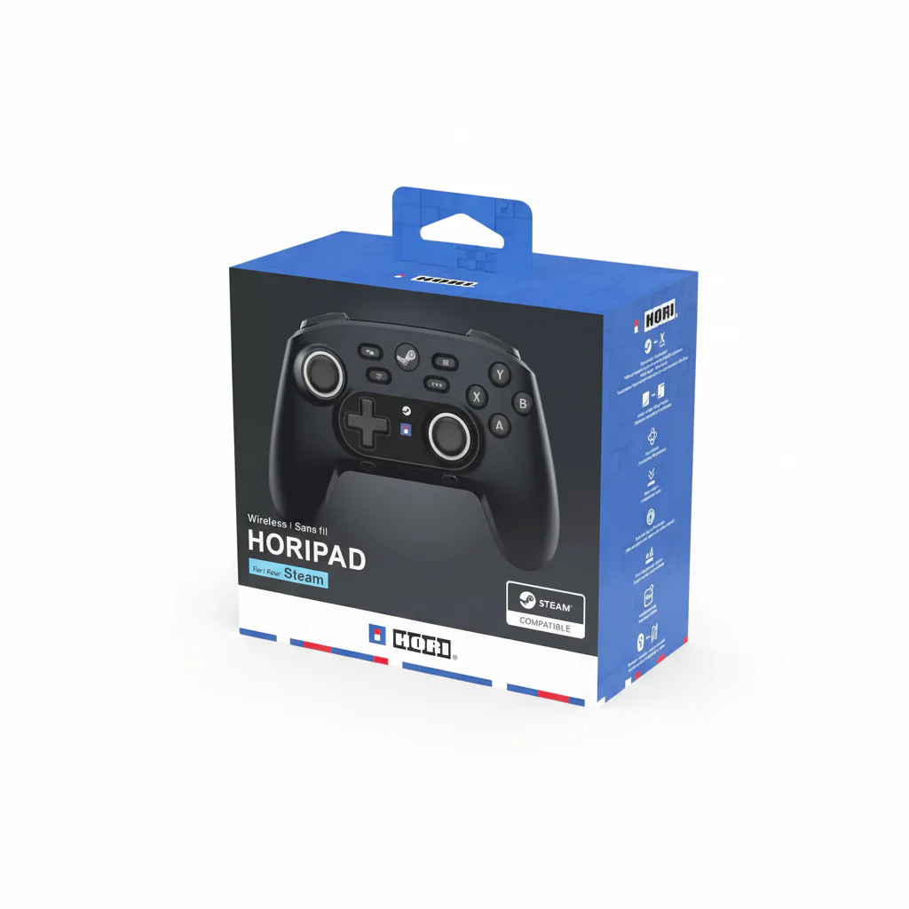 Controller HORI Steam PC Wireless Midnight Black