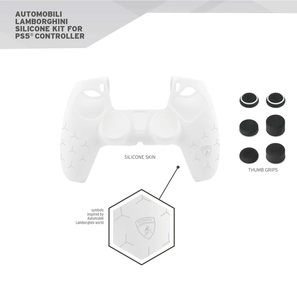 Controller Kit PS5 Lamborghini Silicon White - Image 2