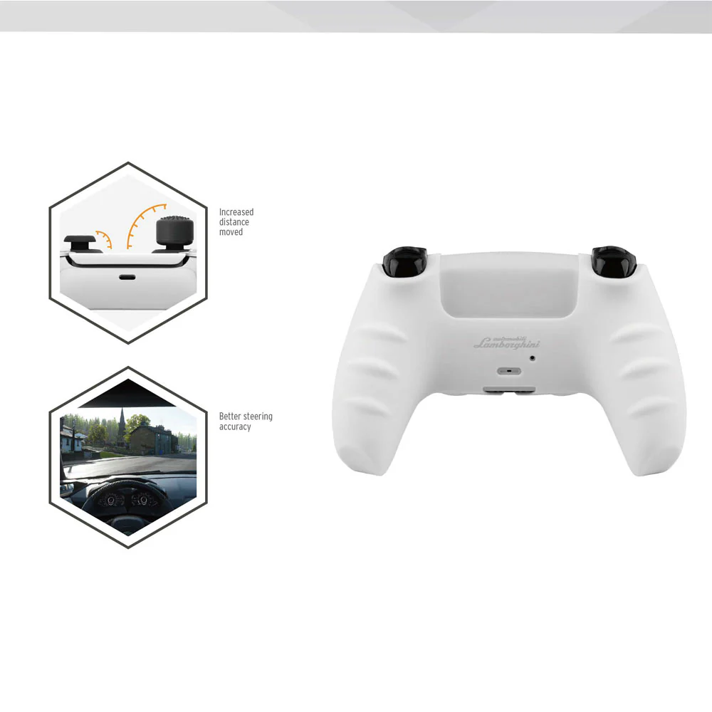 Controller Kit PS5 Lamborghini Silicon White - Image 4