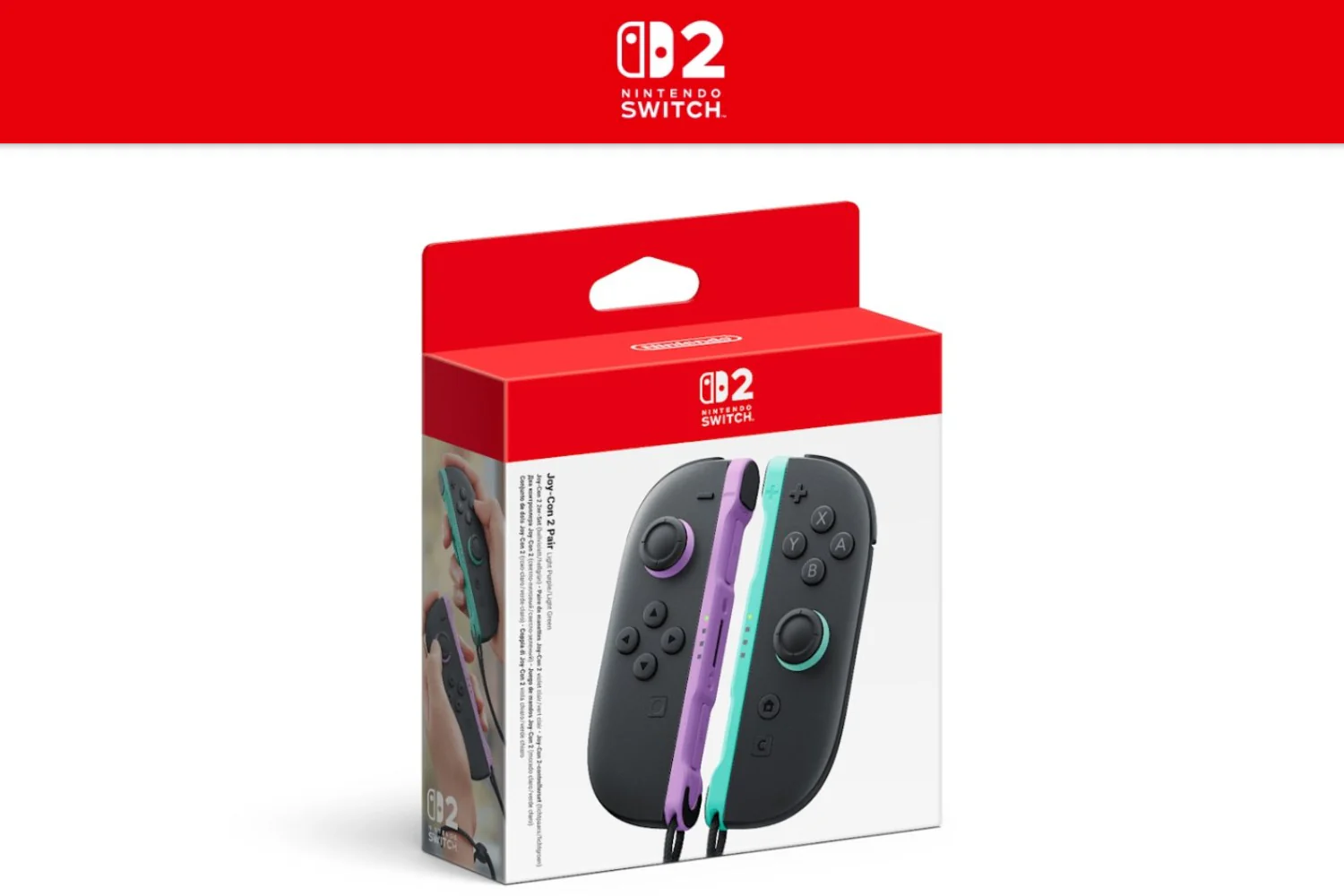 Controller Nintendo Switch 2 Joy-Con Pair Light Purple/Light Green