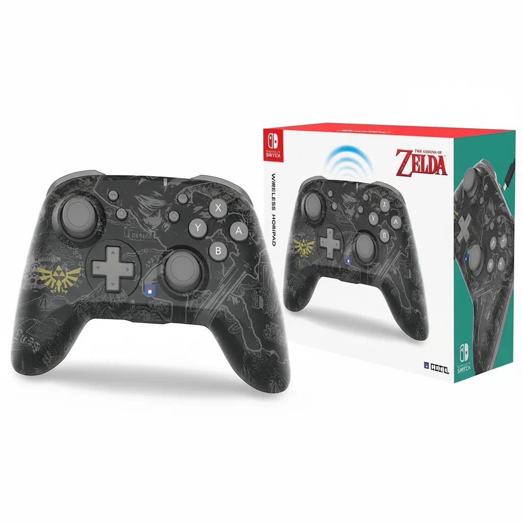 Controller Nintendo Switch Hori Wireless Horipad Zelda Tears of the Kingdom