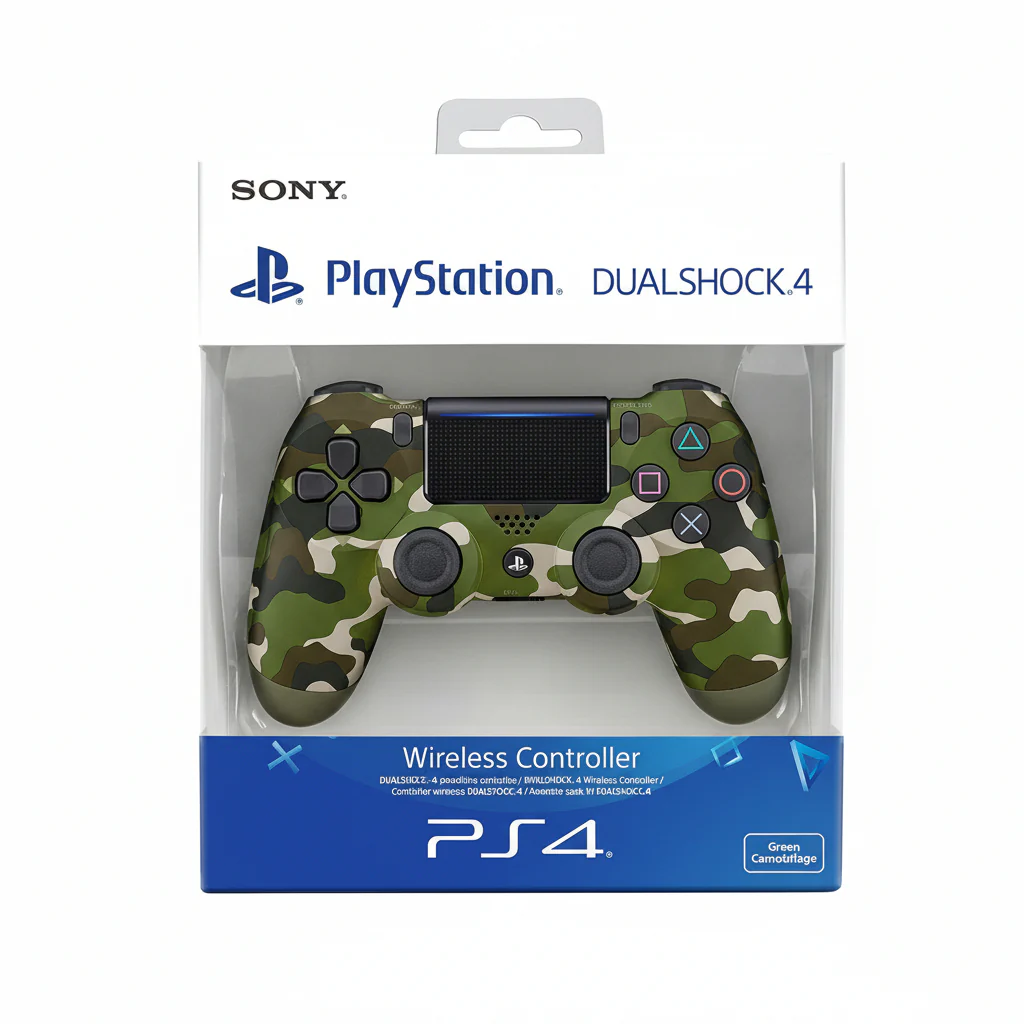 Controller PS4 Sony Dualshock V2 Wireless Green Camouflage