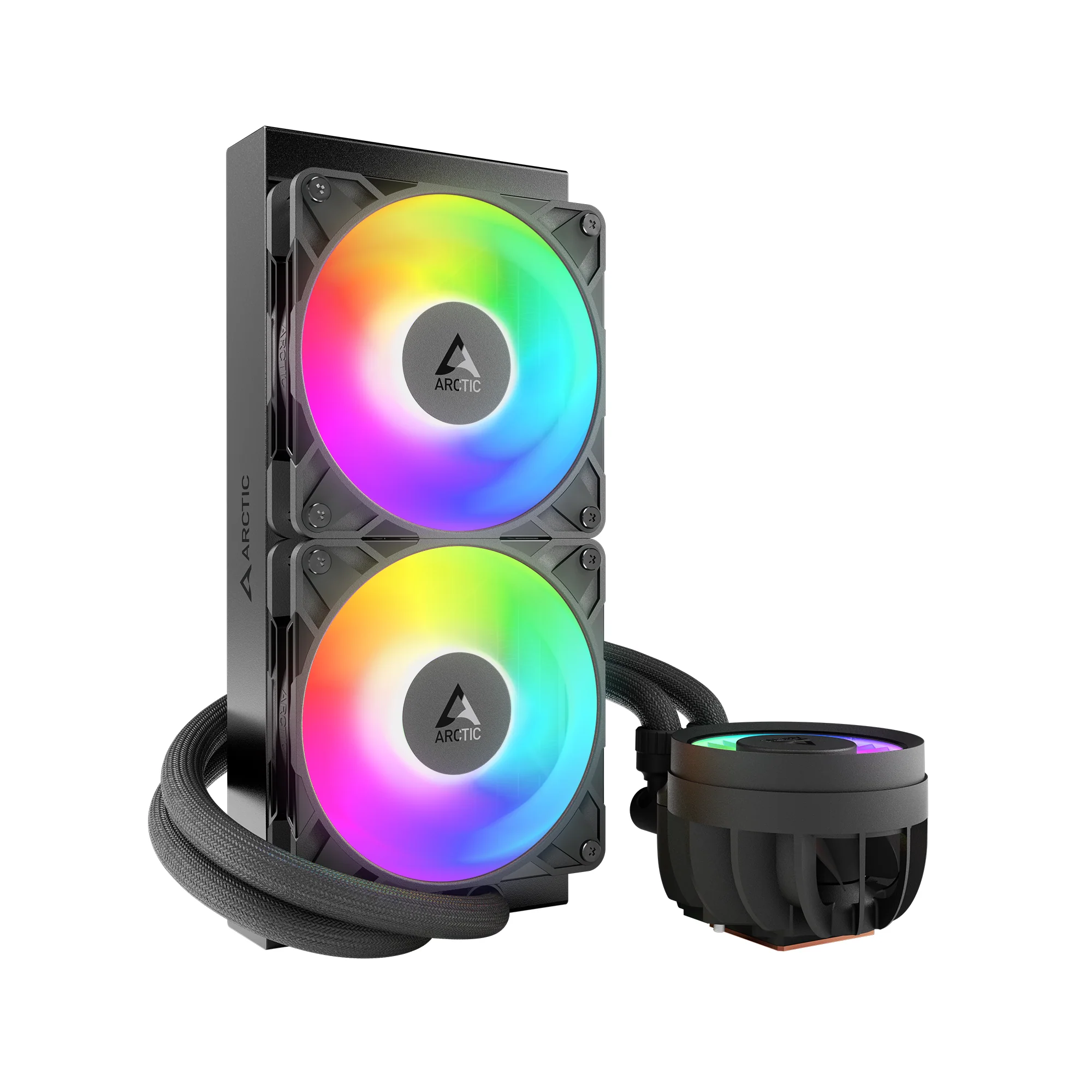 Cooler Arctic Liquid Freezer III 240 PRO ARGB , AIO Liquid Cooler with 2x 120mm , Black ACFRE00182A - Image 2