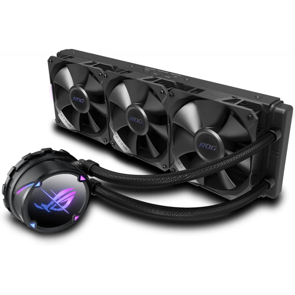 Cooler ASUS ROG STRIX LC II 360 , Liquid Cooler with 3x Fans and ARGB Pump , Black , 90RC00F0-M0UAY4