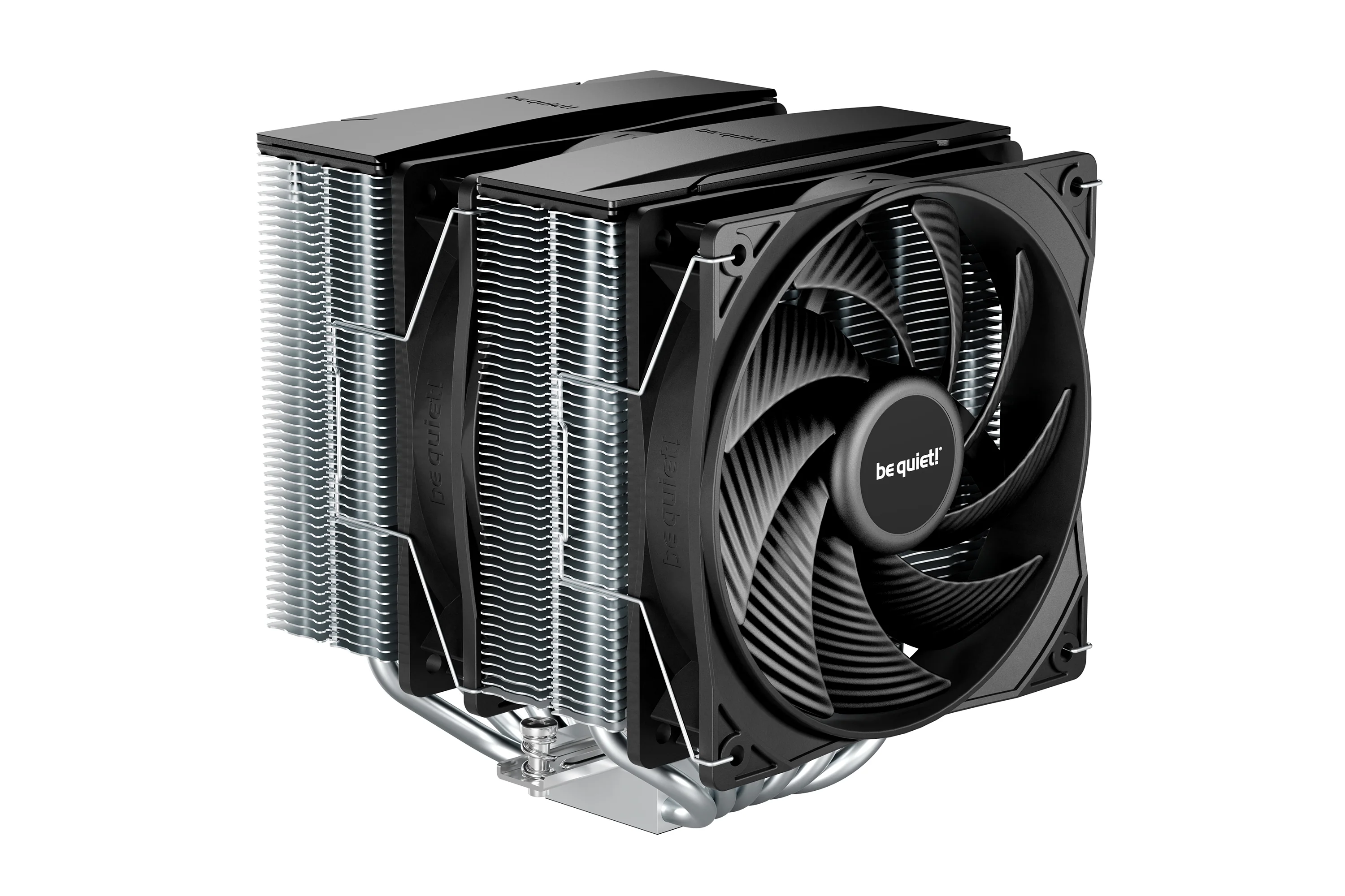 Cooler be quiet! PURE ROCK PRO 3 , Air cooler 2x 120mm , up to max 250W TDP , Black/Silver , BK041