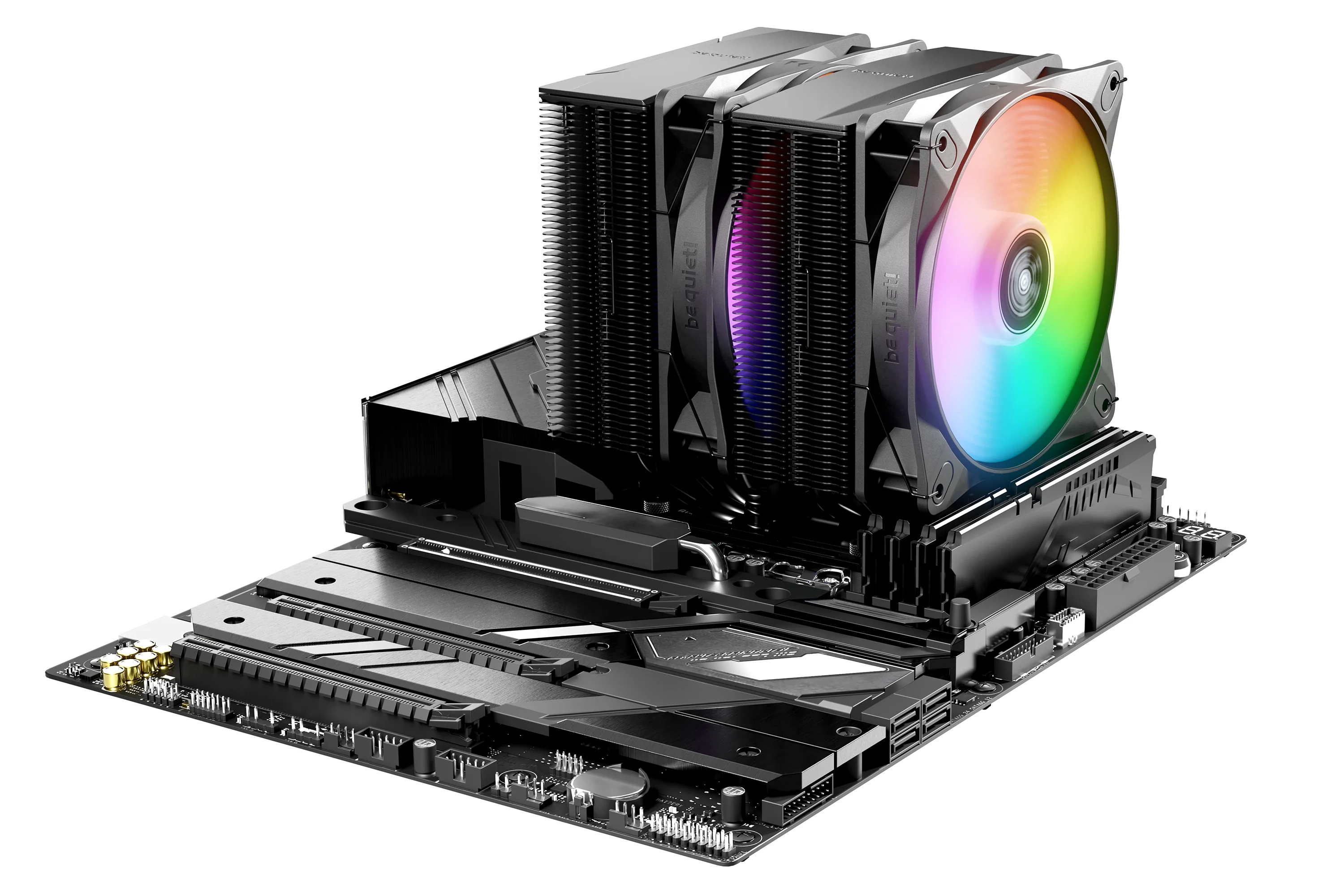 Cooler Be quiet! PURE ROCK PRO 3 LX  , Air cooler 2x 120mm ARGB , up to max 250W TDP , Black , BK043 - Image 4