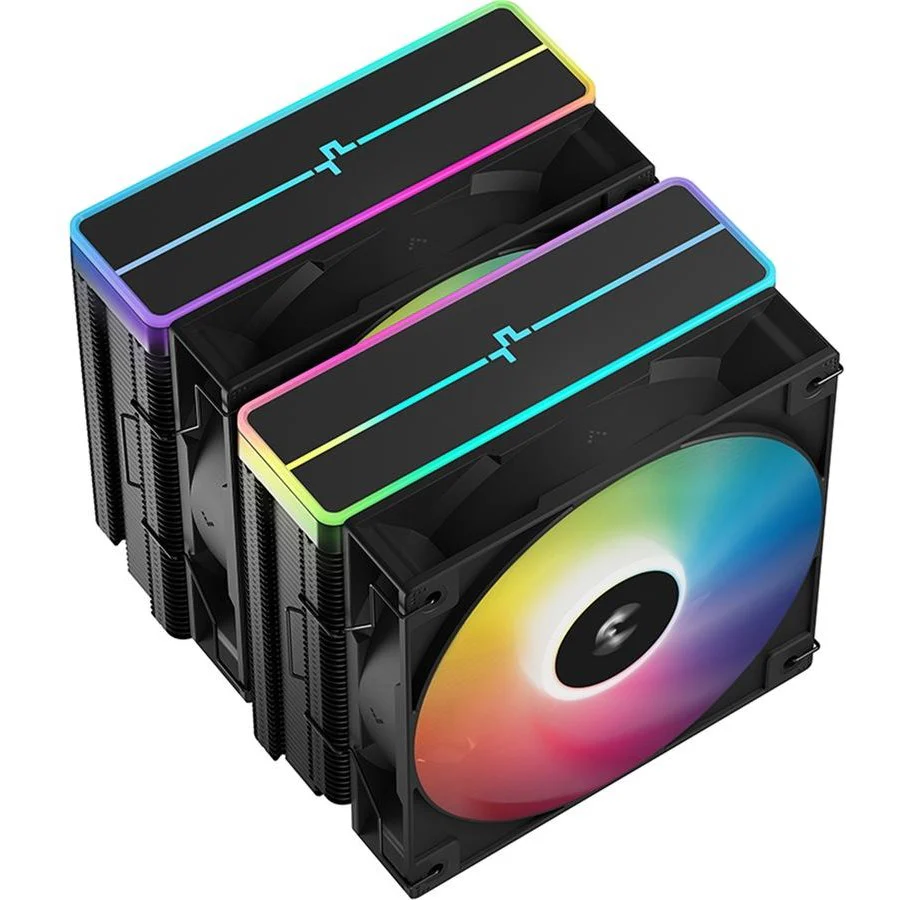 Cooler Cooler DeepCool AG620 ARGB V2  , Air cooler 2x 120mm ARGB , up to max 260W TDP , Black , R-AG620-BKAMMN-GJD - Image 2