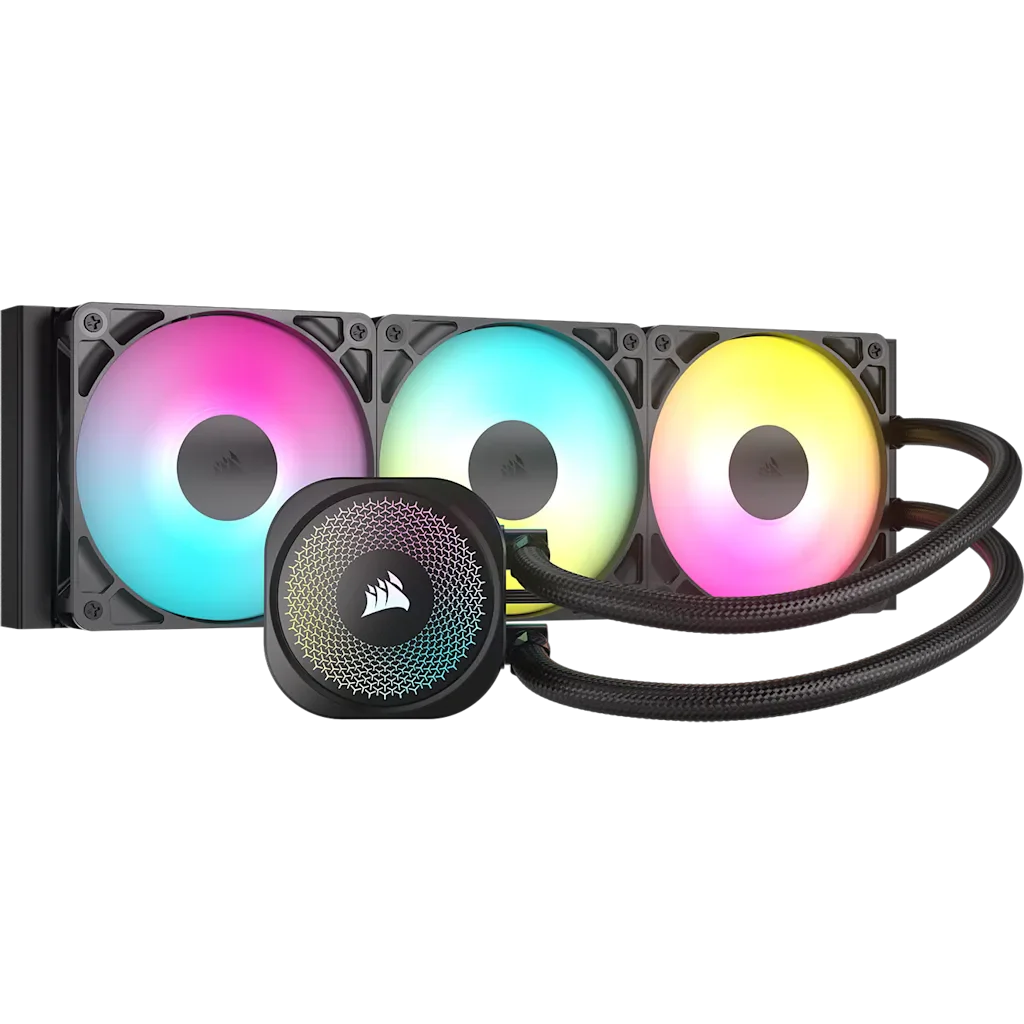Cooler Corsair Nautilus 360 RS ARGB , Liquid Cooler with 3x ARGB Fans and ARGB Pump , Black , CW-9060093-WW - Image 4