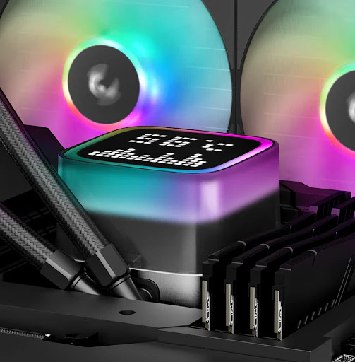 Cooler DeepCool LP360 Matrix LCD Display ARGB , Liquid Cooler with 3x ARGB Fans and Matrix LCD Pump , Black , R-LP360-BKMSNC-G-1 - Image 3
