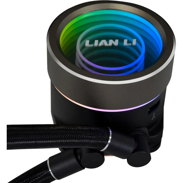 Cooler Lian Li Galahad II Trinity 360 ARGB SL-INF , AIO Liquid Cooler with 3x 120mm Infinity Fans , Black , G89.GA2T36INB.00 - Image 3