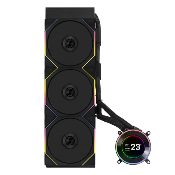 Cooler Lian LI Hydroshift II LCD-C 360 , Liquid , 3x TL Fans , Black , G89.GHS2LCD36TB.00