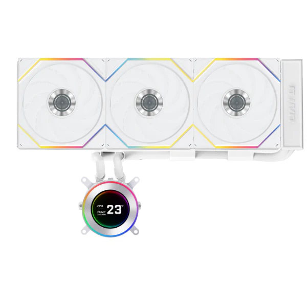 Cooler Lian LI Hydroshift II LCD-C 360 , Liquid , NO Fans , White , G89.GHS2LCD36W.00