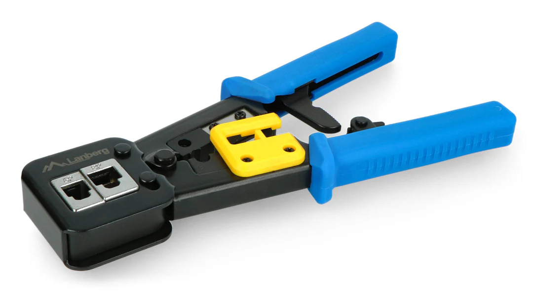 Crimper of Cables Lanberg NT-0204  , Crimping Tool Rj45 Rj12 Rj11 , Blue , NT-0204