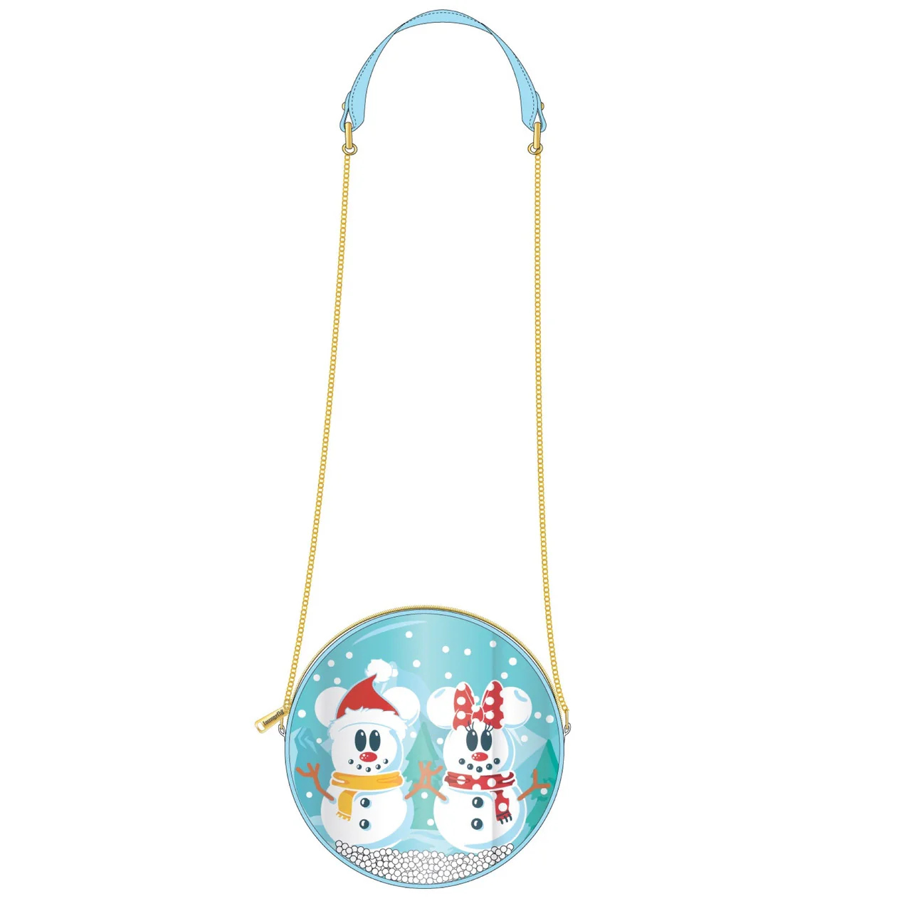 Crossbody Loungefly Disney Snowman Mickey Minnie - Image 2