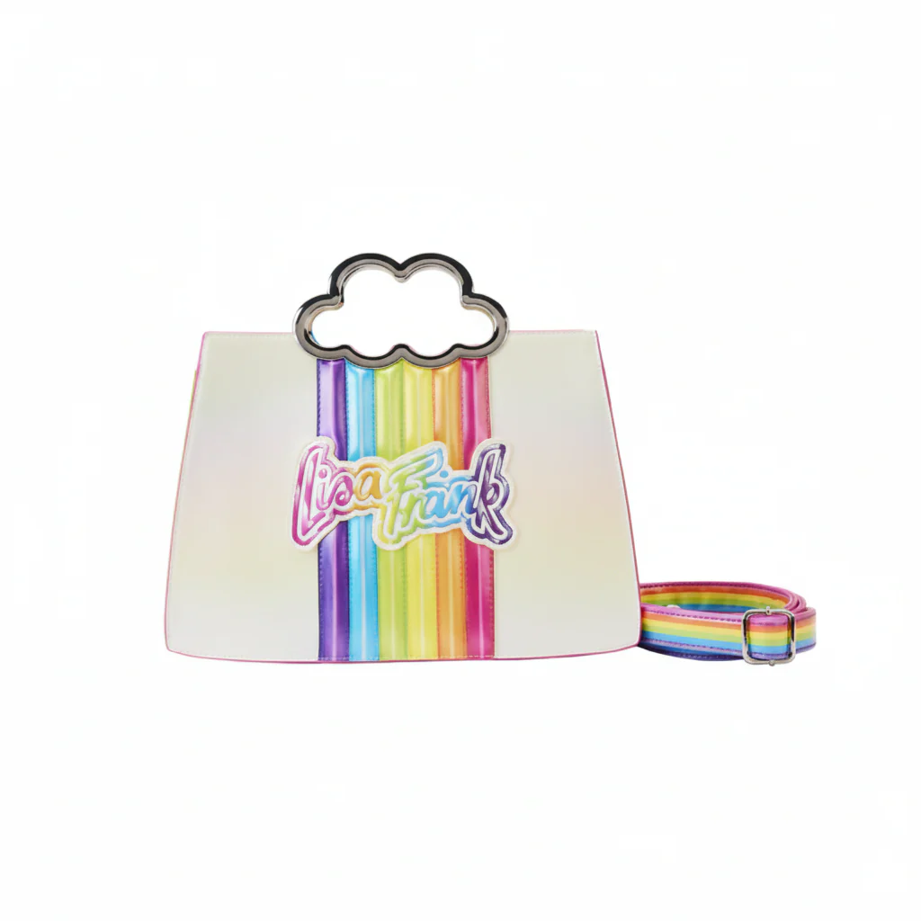 Crossbody Loungefly Lisa Frank Rainbow Cloud