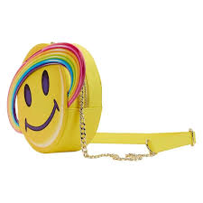 Crossbody Loungefly Lisa Frank Yellow Rainbow Ring - Image 2