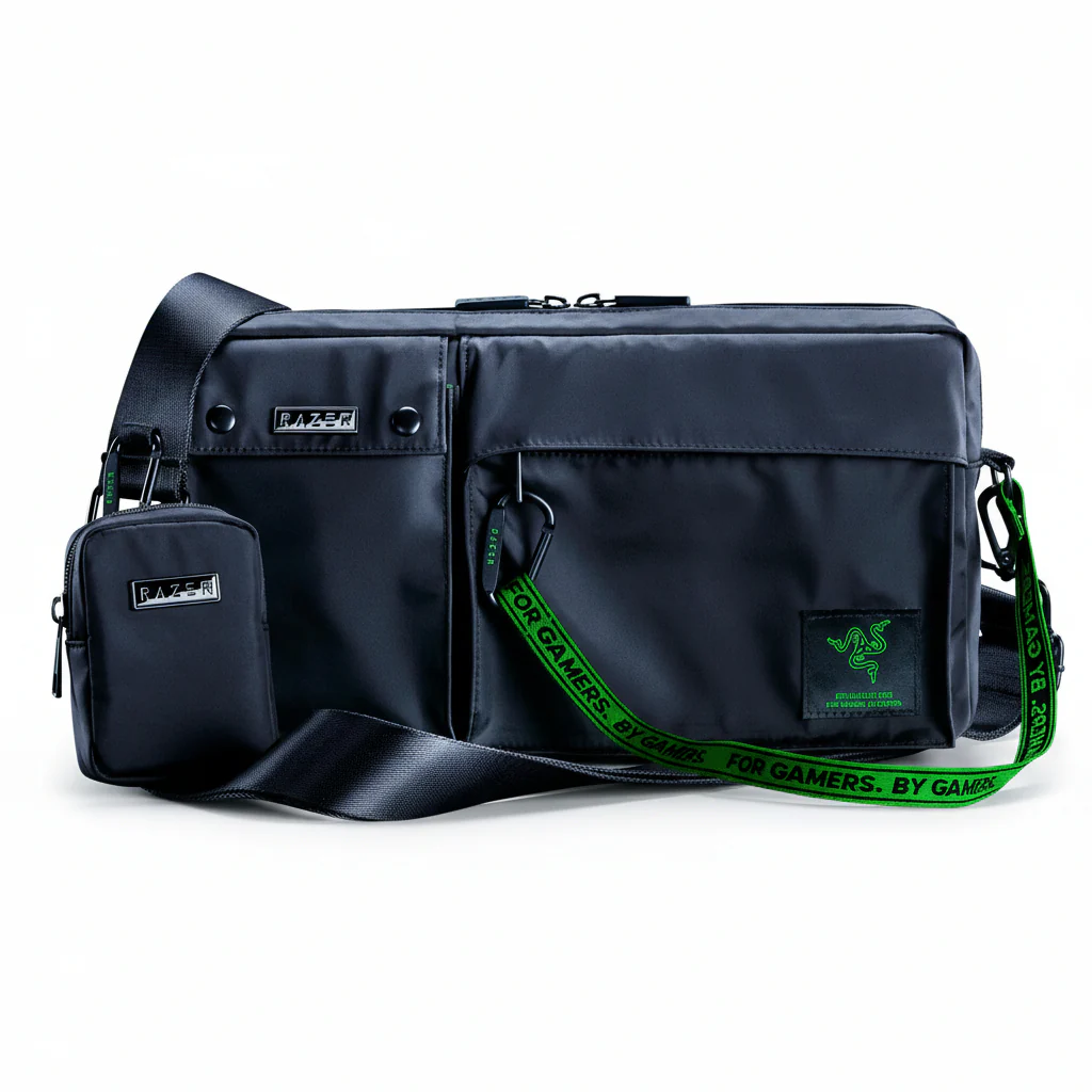 Crossbody Razer Xanthus Mini Pouch Water-Repellent Black