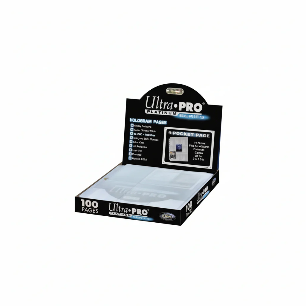 Deck Box Ultra Pro 9 Pocket Secure Platinum Page