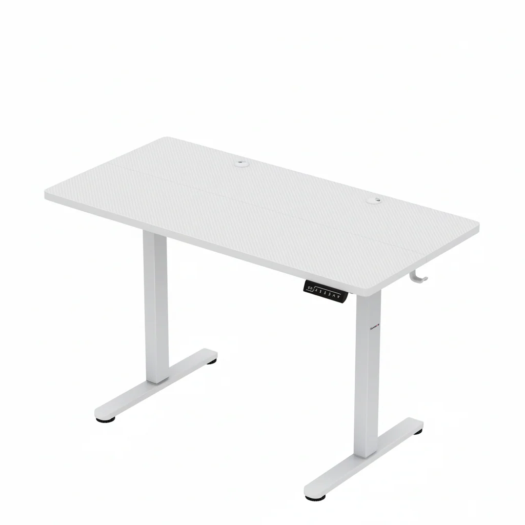 Desk Huzaro Hero 8.1 , Electric motor , 1200x600x1180x720 mm , White , HZ-HERO 8.1 WHITE