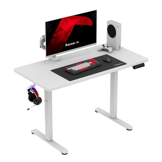 Desk Huzaro Hero 8.1 , Electric motor , 1200x600x1180x720 mm , White , HZ-HERO 8.1 WHITE - Image 2
