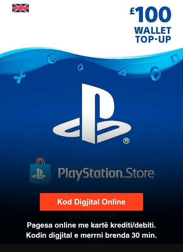 DG PlayStation 100 GBP Account UK