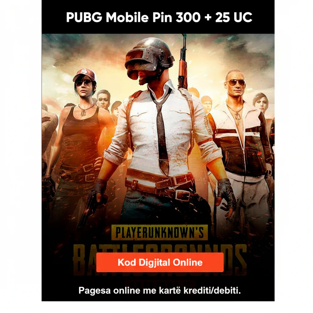 DG PUBG Mobile Pin 300 + 25 UC Account WW