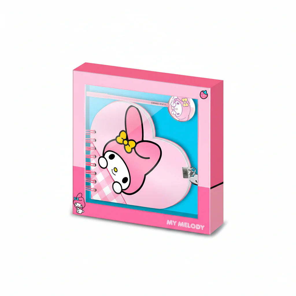 Diary Hello Kitty My Melody + Pen Set