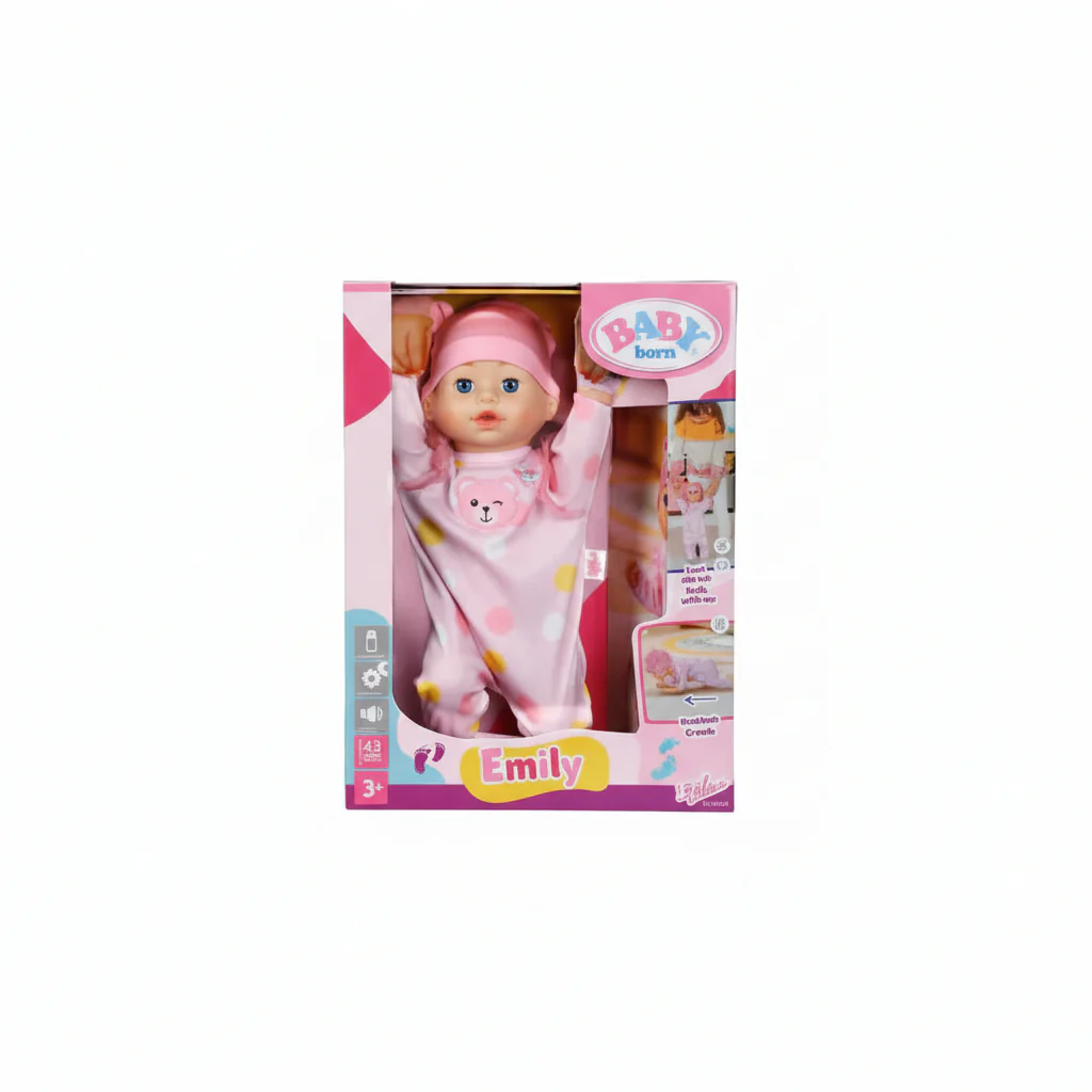 Doll Baby Born Emily Walk With Me 43cm