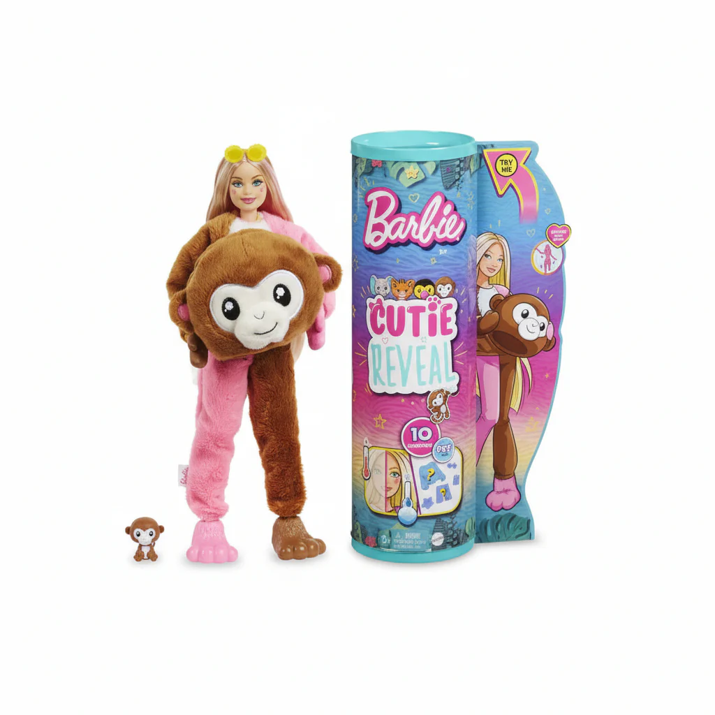 Doll Barbie Cutie Reveal Jungle Series