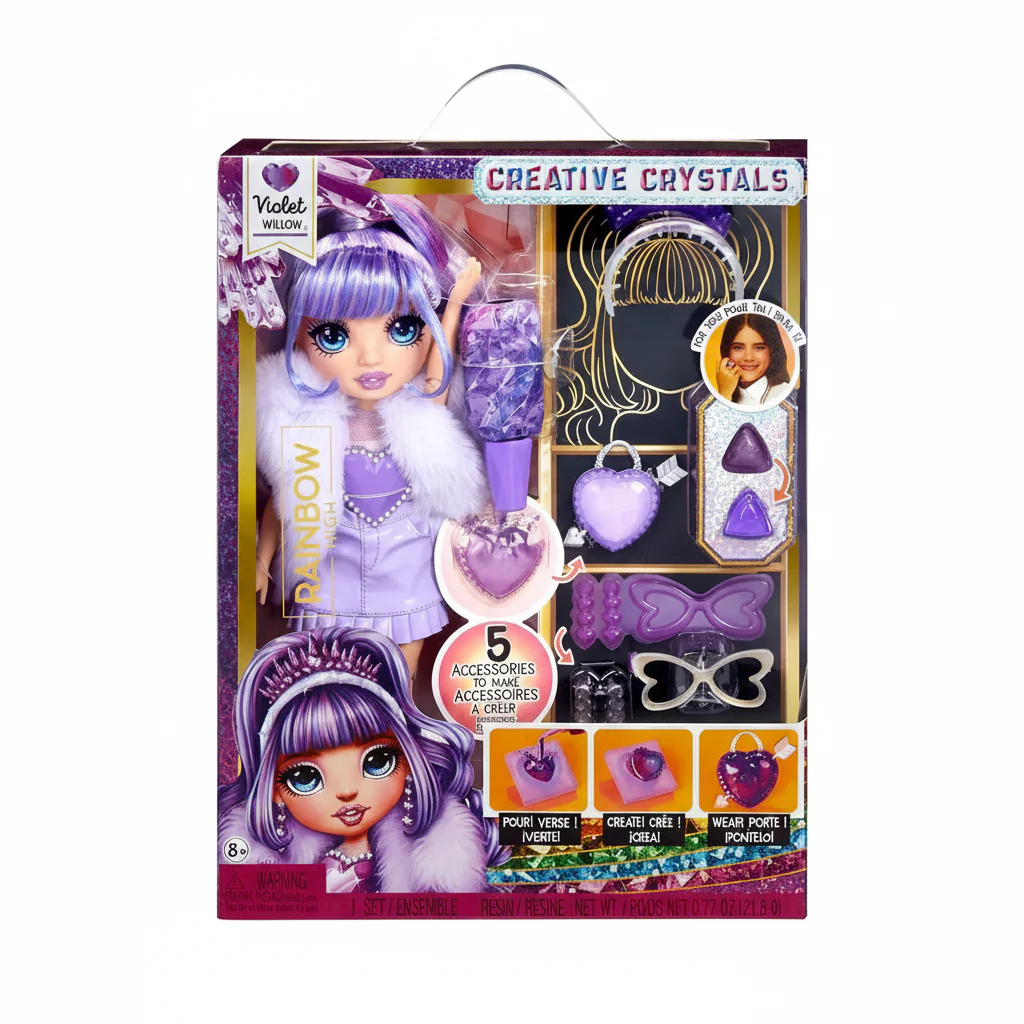 Doll Rainbow High Creative Crystals Violet