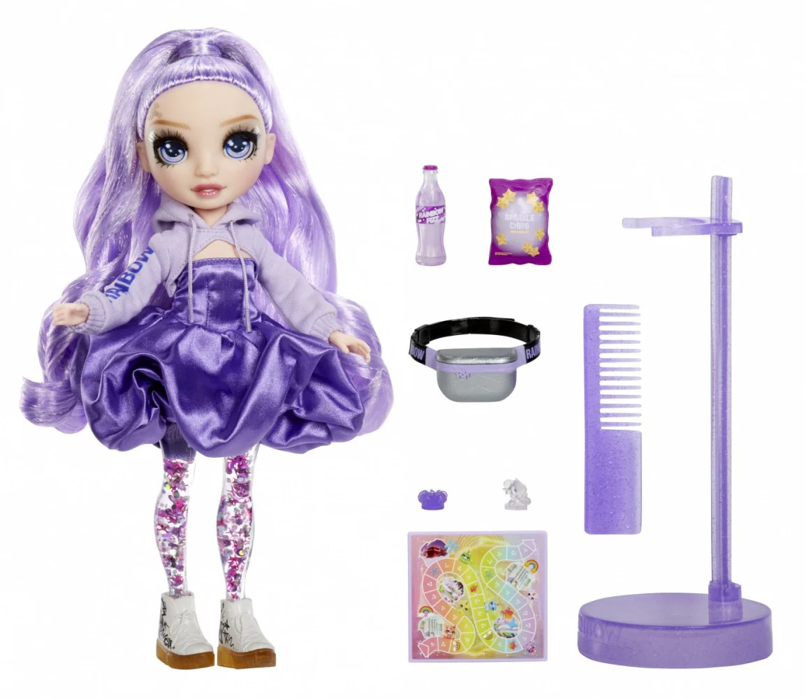Doll Rainbow High Sparkle & Shine Viola - Image 3