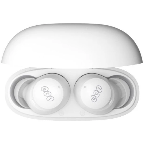 Earbuds QCY HT07 ArcBuds TWS , 6 microphone , ANC & PNC , Battery 32 hours , White - Image 3