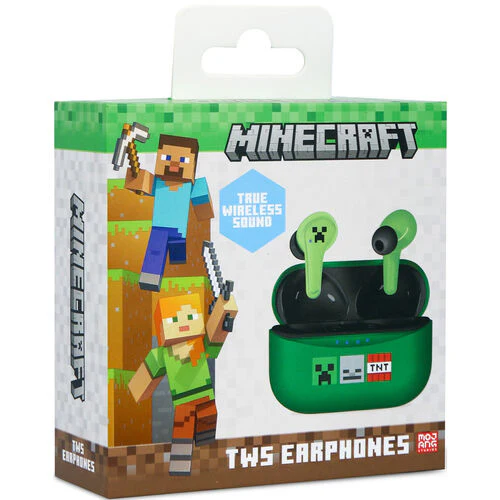 Earphones OTL - Minecraft Icons Green TWS Earpods