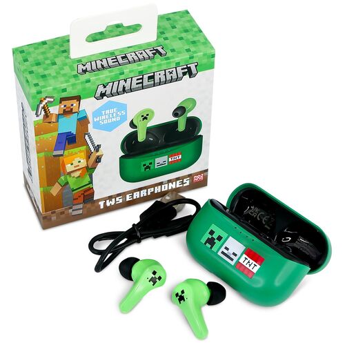 Earphones OTL - Minecraft Icons Green TWS Earpods - Image 2